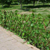 Image of Holiday promotion 50% OFF Expandable Faux Privacy Fence - Threads and Metal 