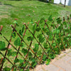 Image of Holiday promotion 50% OFF Expandable Faux Privacy Fence - Threads and Metal 