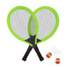Image of Luminous badminton racket(2x badminton rackets & 2x luminous badminton) - Threads and Metal 