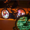 Image of 3D BICYCLE SPOKE LED LIGHTS - Threads and Metal 