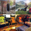 Image of [2020 NEW] RECLINER LUXURY CAMPING CHAIR - Threads and Metal 