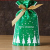 Image of Drawstring Christmas Gift Bags 【Recommend Buy 30pcs 】 - Threads and Metal 
