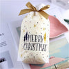 Image of Drawstring Christmas Gift Bags 【Recommend Buy 30pcs 】 - Threads and Metal 