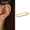 Image of Ear Wrap Crawler Hook Earrings - Threads and Metal 