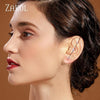 Image of Ear Wrap Crawler Hook Earrings - Threads and Metal 