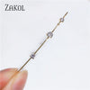 Image of Ear Wrap Crawler Hook Earrings - Threads and Metal 