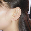 Image of Ear Wrap Crawler Hook Earrings - Threads and Metal 