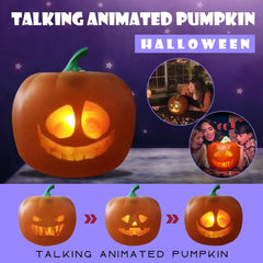 【Factory Outlet】Talking Halloween Music Pumpkin Lighting - Threads and Metal 