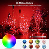 Image of Custom Christmas Tree LED String Lights - Threads and Metal 