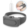 Image of Sanitizer Wristband Dispenser - Threads and Metal 