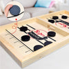 Image of Funny Family Wooden Sling Puck Hockey Game - Threads and Metal 