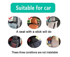 Car Seat Travel  Headrest Pillow - Threads and Metal 