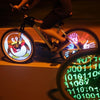 Image of 3D BICYCLE SPOKE LED LIGHTS - Threads and Metal 