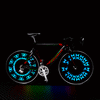 Image of 3D BICYCLE SPOKE LED LIGHTS - Threads and Metal 