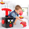 Image of BALLOON LAUNCHER CAR TOY SET - Threads and Metal 