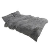 Image of 3pcs/set Fluffy Blanket with Pillow Cover Warm Soft Fleece Blanket for Children Adult Best Price - Threads and Metal 