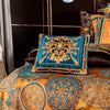 Image of Omera Embroidered Tassel Rounded Jacquard Satin Duvet Cover Set